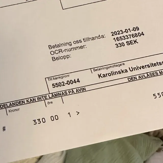 Cost of giving birth in Sweden